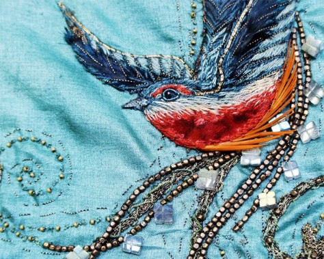 Detail from the above gown.